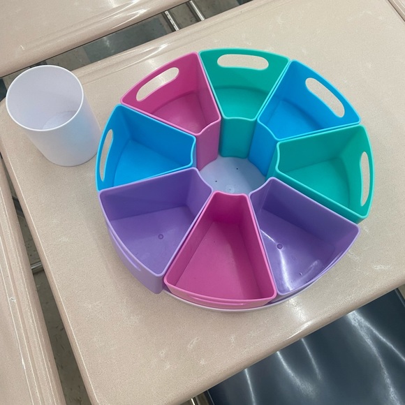 Learning Resources Create-a-Space Storage Center - Pastel Desk Art Organizer - Picture 7 of 10